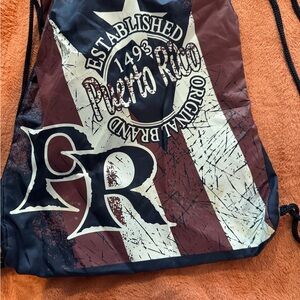 Puerto Rico drawstring bag